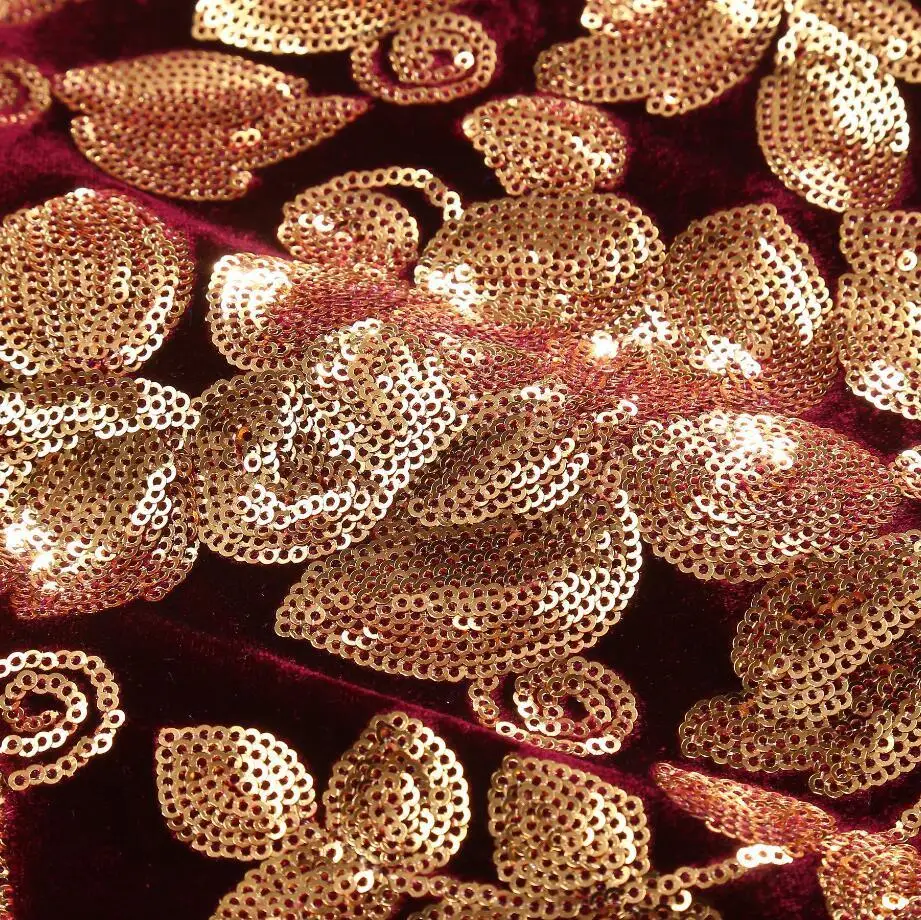 Najtaniej PYJTRL męski modny szal Lapel wino czerwone aksamitne złote kwiaty cekiny Blazer Plus rozmiar 5XL ubrania sceniczne dla piosenkarki marynarkę