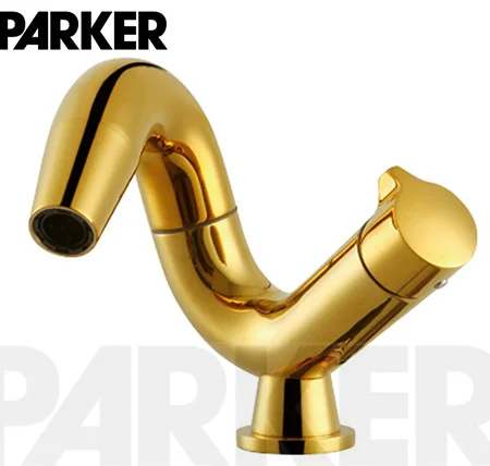 

Full Copper plated personality faucet titanium European undercounter washbasin Award