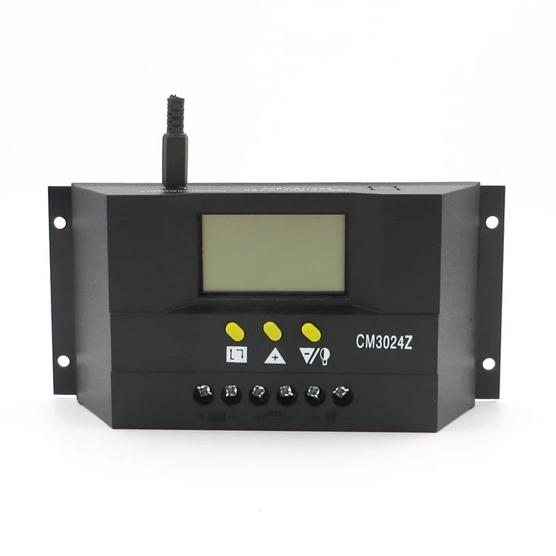 New 30A 12-24V Solar Charge Controller Solar Panel Controller Regulator LCD Display With Remote Monitoring And Control Function