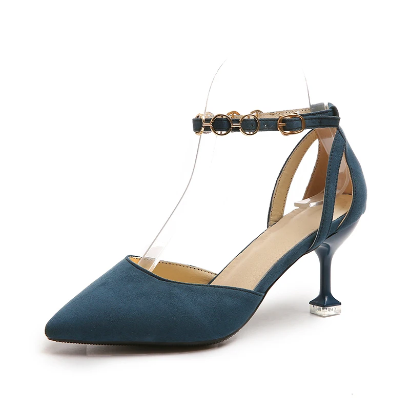 

2018 new high heels pointed stiletto women's shoes Korean fashion women's single shoes