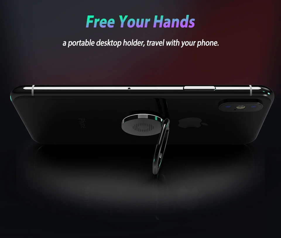 Ultra Thin Finger Ring Phone Holder for iPhone Samsung S10 Note 10 Plus Tablet Mobile Phone Ring Mount for Magnetic Car Holder