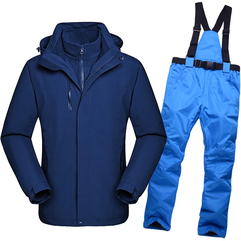 CCIVICFREE, зимний лыжный костюм для мужчин, уличная лыжная куртка и штаны, зимние теплые водонепроницаемые ветрозащитные лыжные и сноубордические костюмы