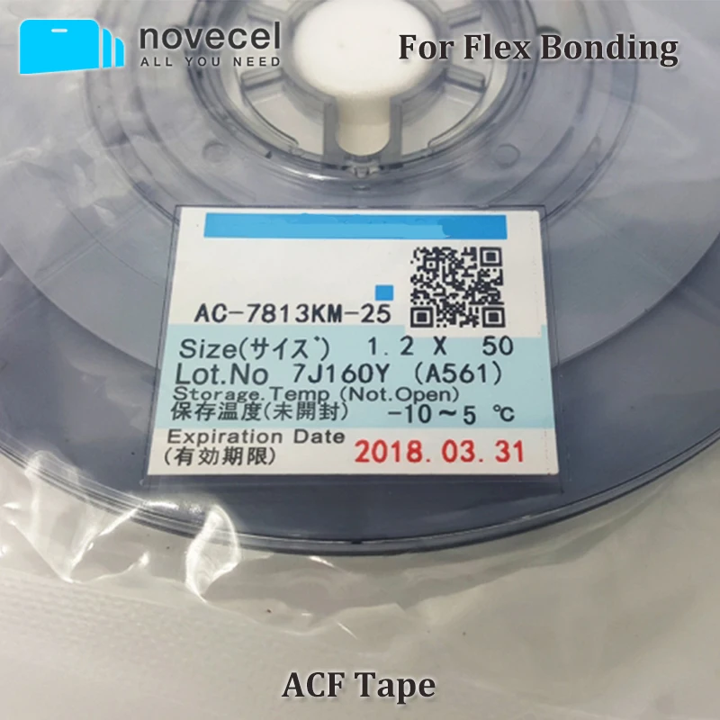 

Novecel 7813 ACF TAPE For Samsung etc For iPhone etc Flex cable IC bonding