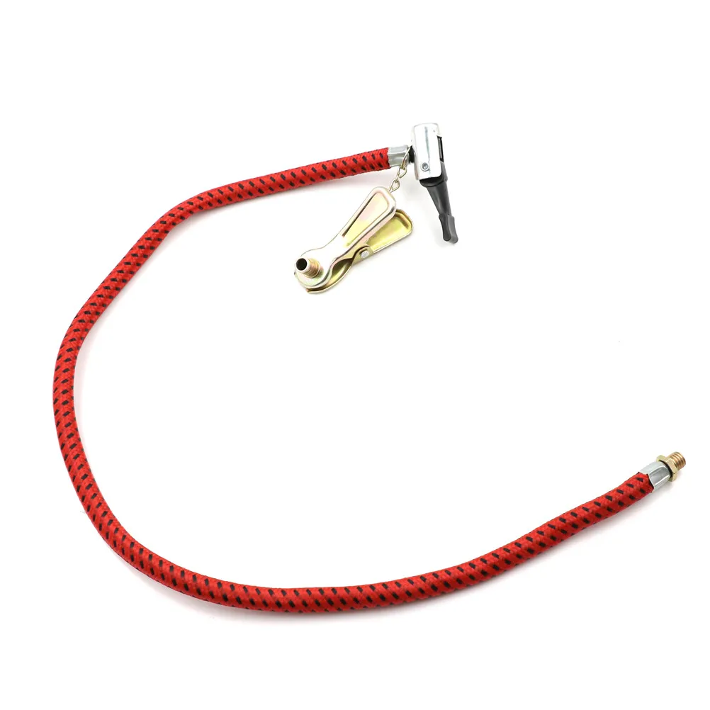 

Hot Sale Red Bike Tyre Hand Air Pump Inflator Replacement Hose Tube Rubber For Tire Bicycle Accessories For 125*55 Inflator
