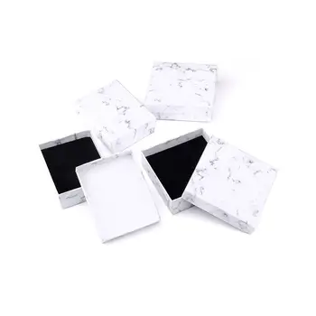 

1pcs Gift Box Ornament Packaging Necklace Bracelet Square Box Exquisite Jewelry Wholesale Jewelry Box (Size: 3x7x9cm / 3x9x9cm)
