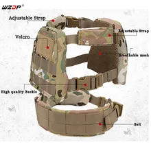 WZJP детская тактический жилет XS/S 1000D нейлон военной защиты Air-мягкий жилет камуфляж Детская жилетка 2 до 6 лет