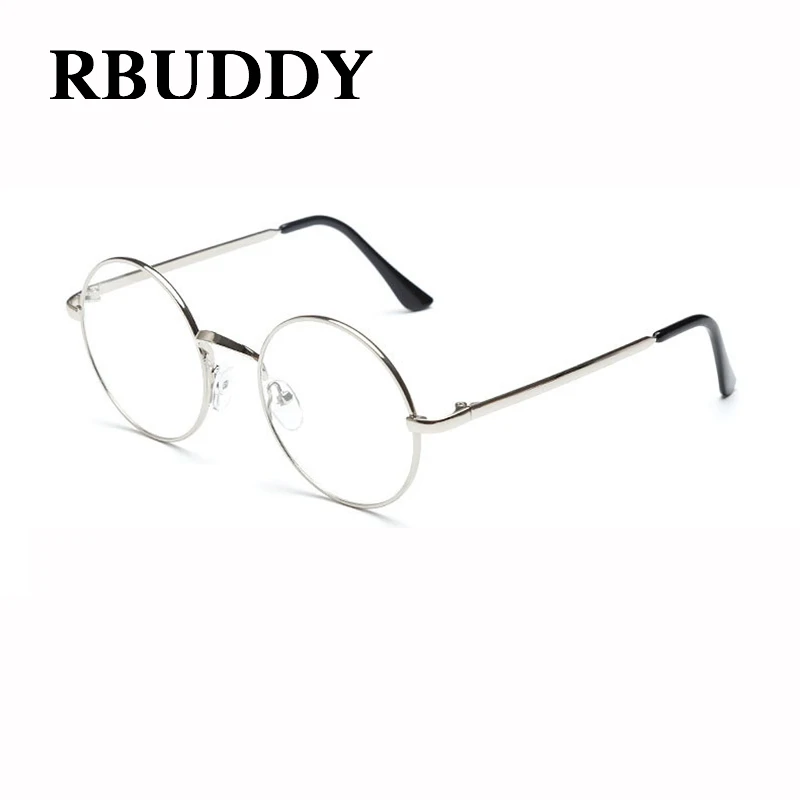 RBUDDY очки прозрачные круглый Винтаж солнцезащитные женские для компьютера 2017