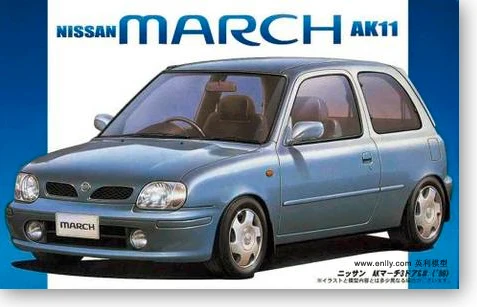 1/24 в собранном виде модель автомобиля Nissan Ak11 марта 3 двери 03546