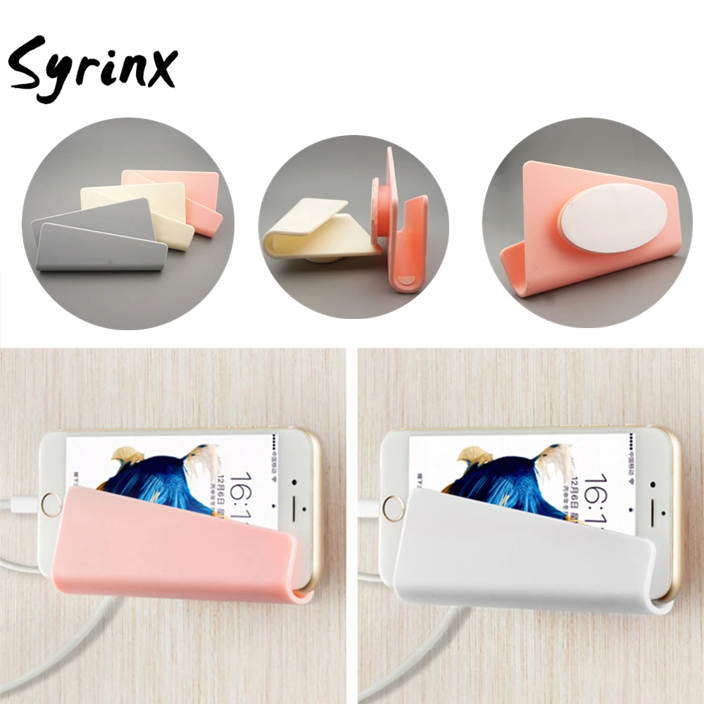

Universal Wall Charger Phone Holder Mount Stand For iPhone 6 X Samsung Xiaomi Huawei Cell Mobile Phone Mount Holder Base Support