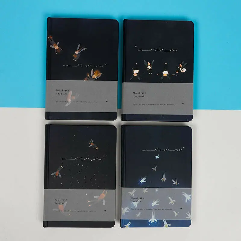 

A5 Night Elf Hardcover Sleek Minimalist Diary Creative Personality Notebook