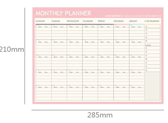 daily weekly monthly planner