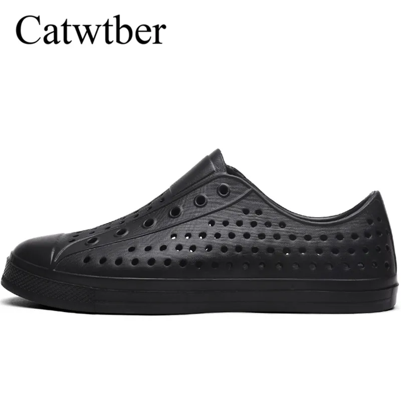 

Catwtber Youth Summer Casual Flats Beach Men's Comfortable Sandals Nativ Brand Sneakers Breathable House Garden Clogs Work Shoes