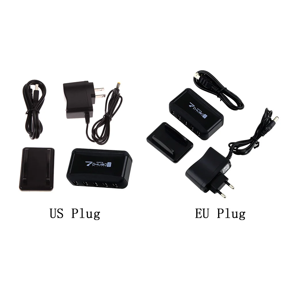 USB 2 0 Ноутбук cessories конвертер прочный адаптер питания 7 портов Высокая скорость