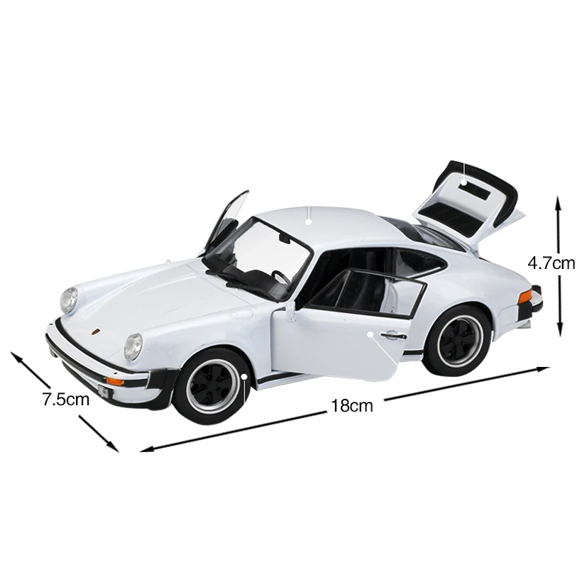 1:24 1974 911Turbo3. 0 игрушечные транспортные средства сплав Автомобильная модель Игрушечная машина моделирование оттяните Назад Детские игрушки коллекция подарок для детей