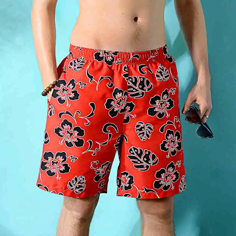 Для мужчин Гавайи праздник Повседневное прямые Пляжные шорты летние свободные мужской Шорты для женщин с Шорты для женщин плюс Размеры w606