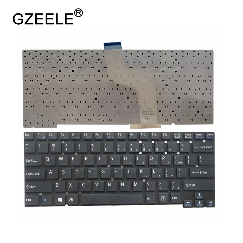 GZEELE English keyboard For Sony Vaio SVT131A11V SVT1312L1RS SVT13114GXS SVT13116FXS SVT13118FXS S