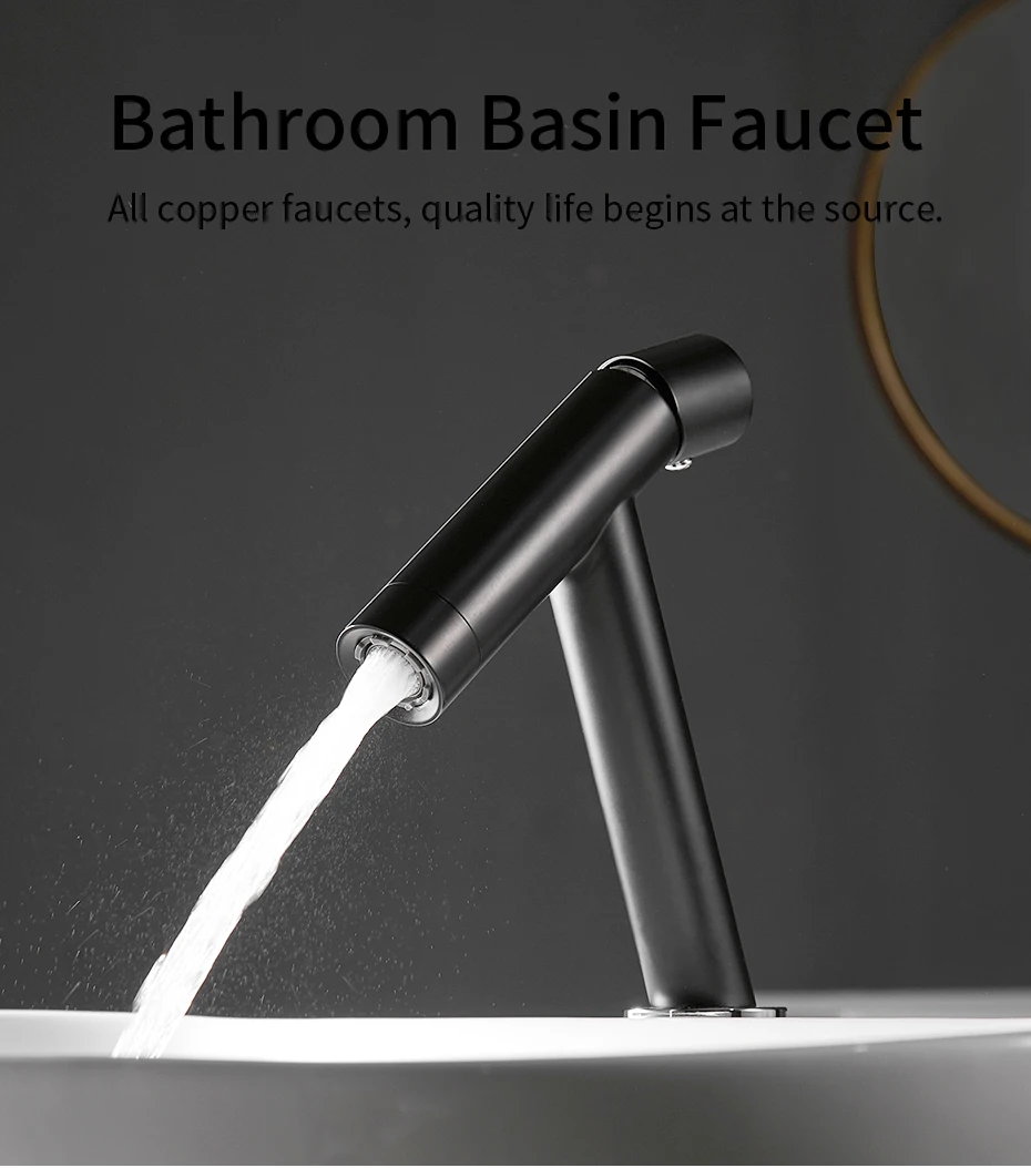 Basin Faucet Retro Black Faucet Taps Bathroom Sink Faucet Single Handle Hole Deck Vintage Wash Hot Cold Mixer Tap Crane 855775