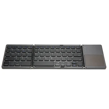 

Ultra Slim Pocket-Size Keyboard Portable Mini BT Wireless Keyboard with Touchpad for iOS Android and Windows