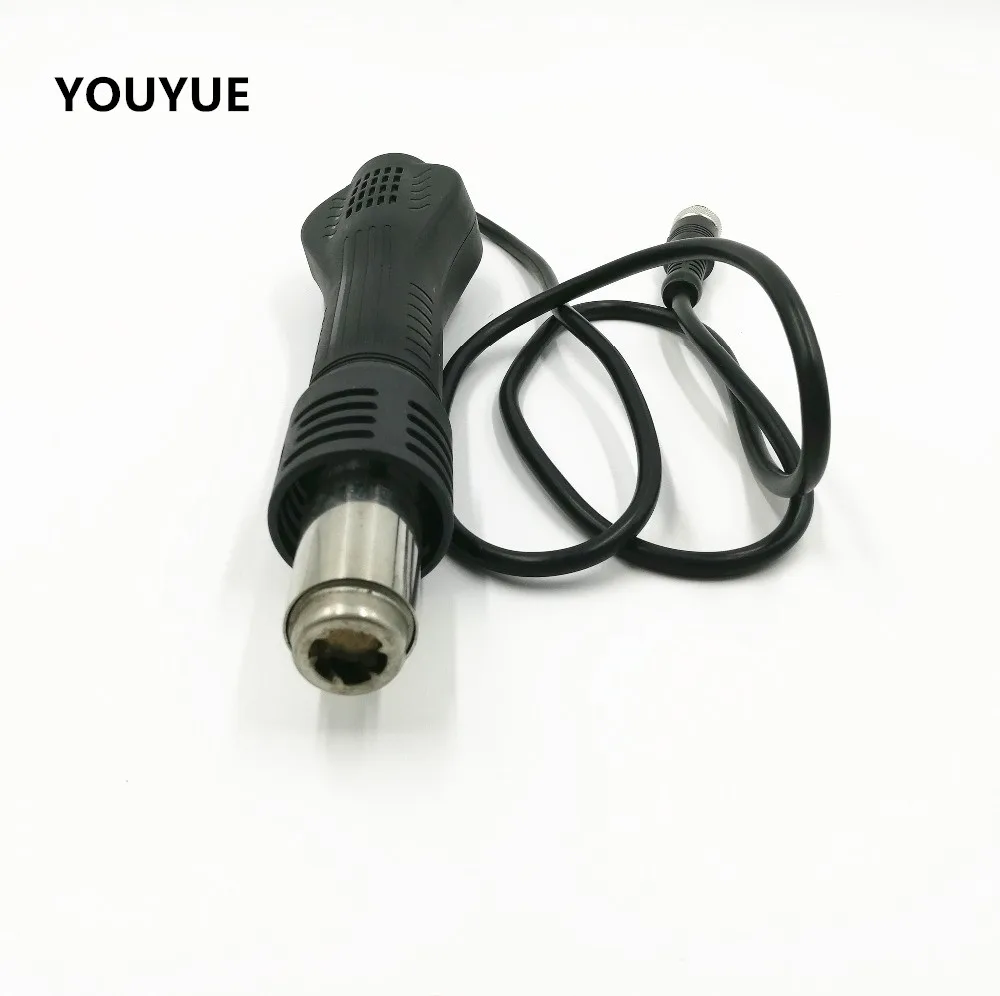 Heat Gun Hot Air  Gun Handle For YOUYUE 858 858D+ 8586 Rework Soldering Station Hot Air Gun 8 holes