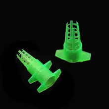 Зеленая пчела королева клетка Защитная крышка пластиковая клетка протектор клетки пчеловодная королева Rearing Bee инструменты 40 шт