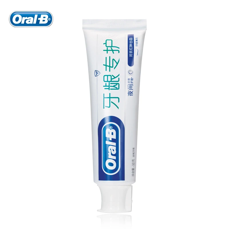 Oral B Mint Tooth Pastes Night Intensive Care Toothpaste Fluorinated Deep Clean Reduces Gum