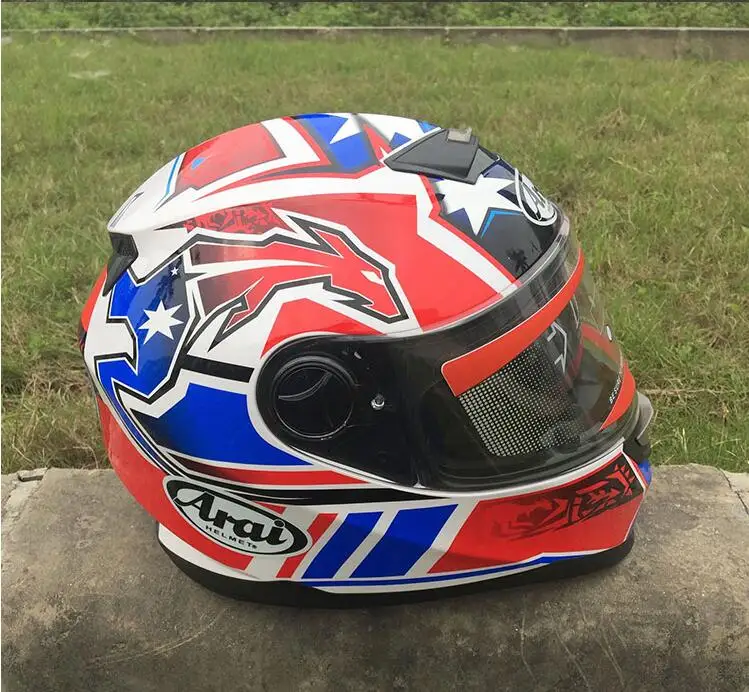 Мотоцикл шлем полный лицо шлем Arai мужской и женский рыцарь теплый всесезонный можно использовать цвет один мощный