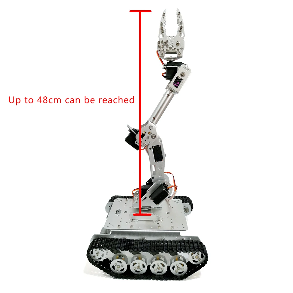 Бак из алюминиевого сплава с 7 DOF транспортным роботом TS002.ABB рука робота. 8 шт. сервопривод с высоким крутящим моментом для робота DIY