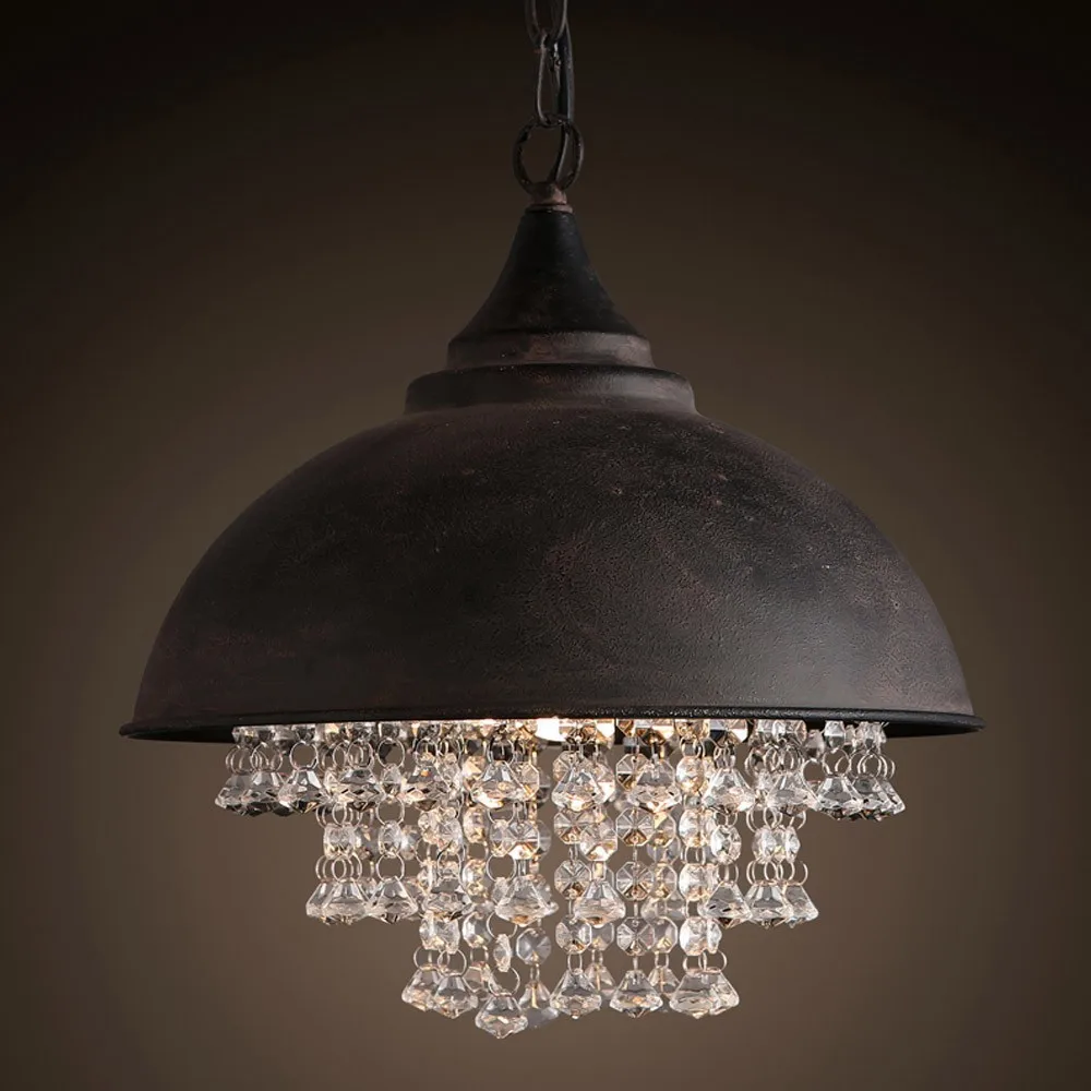 

LEDream Vintage Pendant Lamps Ameriacancountry crastal Loft Bar Restaurant Pendant Light Dinning Room Cafe Decoration
