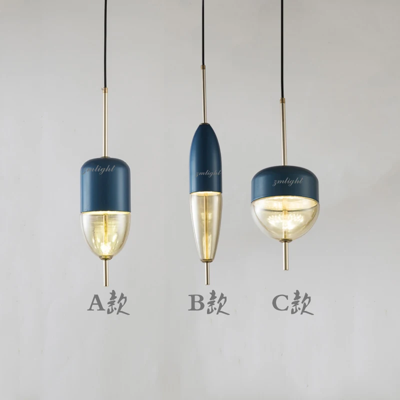 Online Einfache moderne glas ball anhänger licht LED E27 art deco Europa hängen lampe mit 8 arten für schlafzimmer restaurant küche parlor