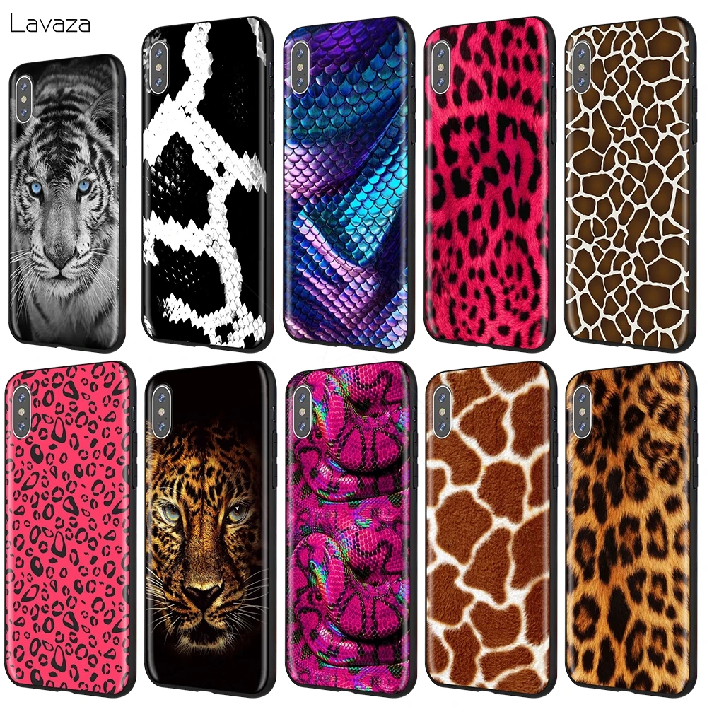 Модный чехол Lavaza с леопардовым принтом Тигра для iPhone 12 mini 11 Pro XS Max XR X 8 7 6 6S Plus 5 5s se |