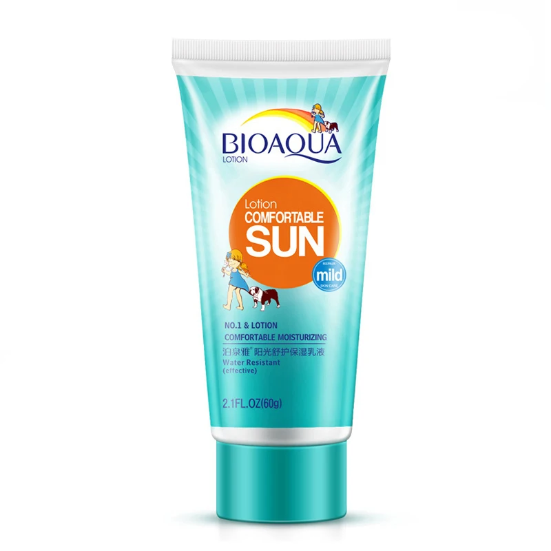 

bioaqua Sunshine protective foundation moisture hydra essence aloe vera gel cosmetic wonder pore face cream body lotion bottles