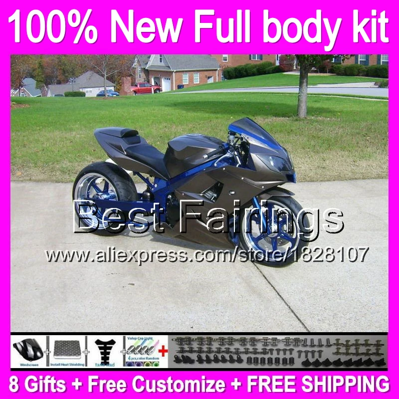 

Fairing For Triumph Daytona 650 02-05 02 03 ALL Flat black 04 05 +decals 1B47 Daytona 600 650 2002 2003 2004 2005 Matte black