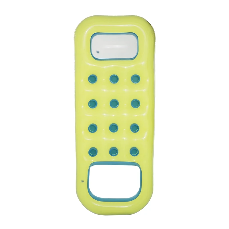 73'' Inflatable Open Pool Float Lounge With See tru Window Floating Air