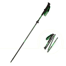 High Quality 7075 Aluminum Alloy Walking Stick Hiking Climping Trekking Trail Poles Ultralight 3-section Adjustable Canes H1E1