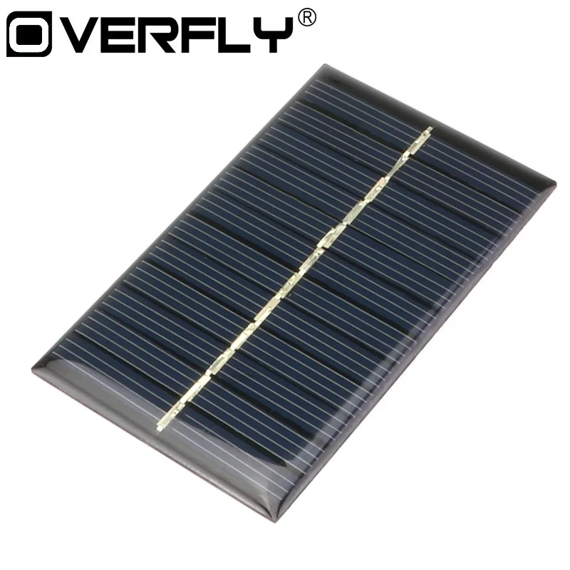 

Overfly Solar Power Panel Mini 6V 110Ma Solar System DIY For Battery Cell Phone Chargers Portable Solar Panel 12V Solar Cell