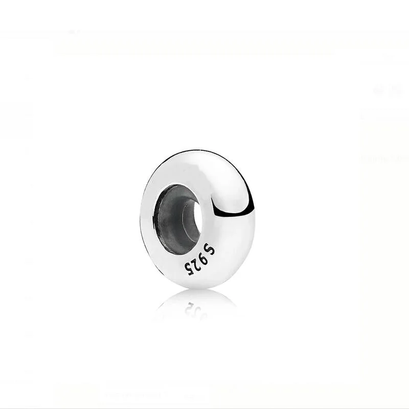 

Starland Fine Detail Authentic Sterling Silver 925 1pc Inspiration Within Spacer Smooth Charm Fit Bracelet DIY Original Jewelry
