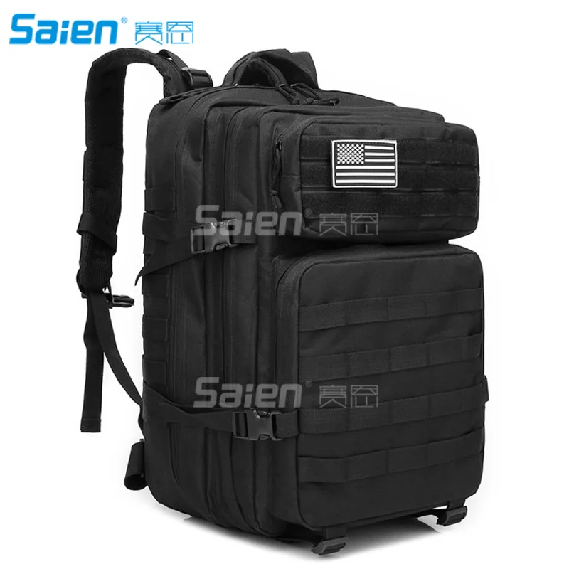 

Tactical Backpack Large 3 Day Assault Pack Army Molle Bug Out Bag Backpacks Hunting Rucksacks 43L