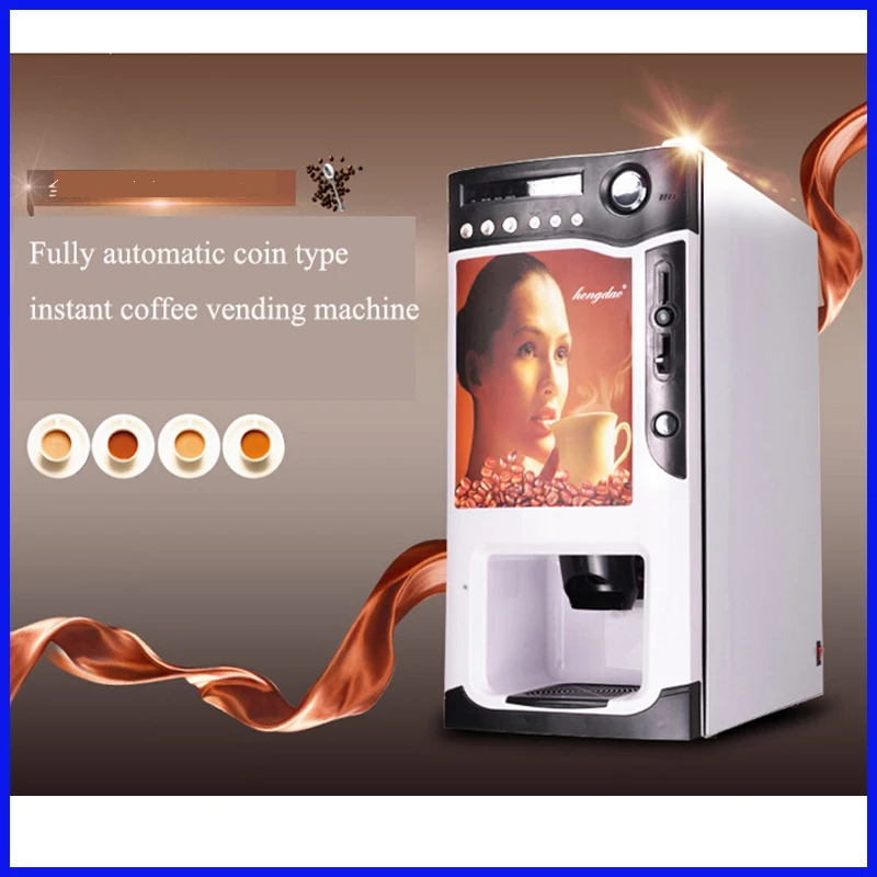 

Fully automatic coin-operated Italy instant nescafe coffee vending machine juice milk tea making machine with reasonableprice