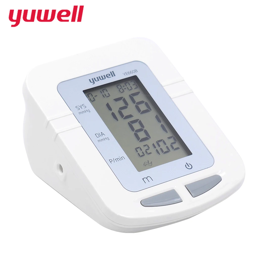 Günstig YUWELL Große Manschette blutdruck monitor herzfrequenz monitor automatische blutdruckmessgerät medizinische ausrüstung Diagnose werkzeug 660B