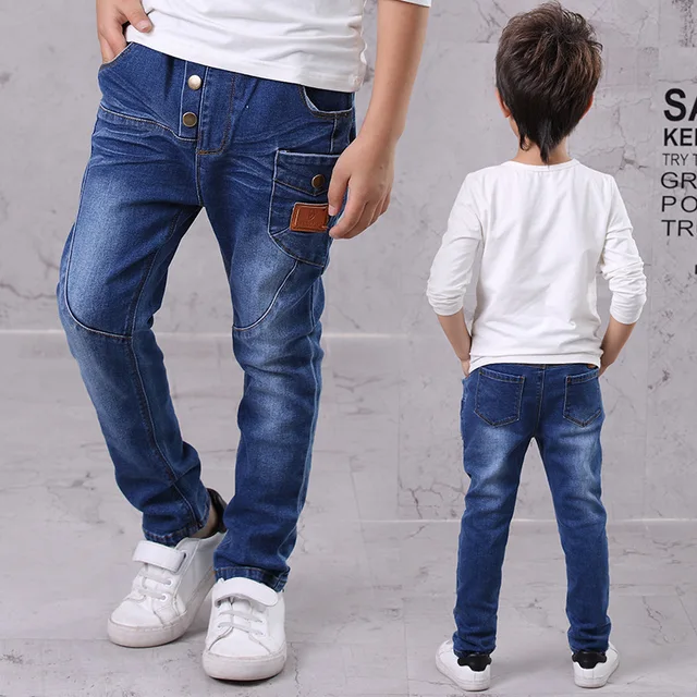 Arrivals Great Cotton Jeans Enfant Teenage Boys Denim Pants For Child Jeans Slim Trousers Baby Boy 4 6 8 10 12 14 Year Boys Denim Pants Jean Enfantboys Denim Aliexpress