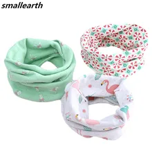 Хлопковый Детский шарф 40*20 см, модные зимние детские шарфы, Детские воротники для шеи, шарф с круглым вырезом для девочек, весенне-осенний шарф для мальчиков