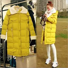 Новинка Европейская зимняя куртка Женский длинный пуховик кашемировая теплая Толстая Mianfu цветная Толстовка пальто размера плюс