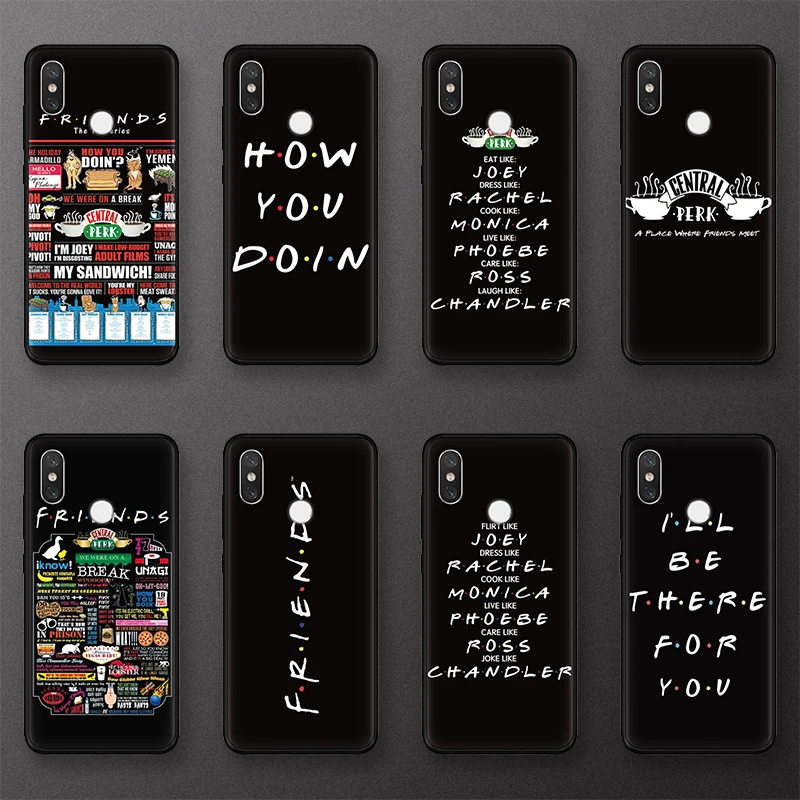 Чехол с рисунком из ТВ шоу друзья чехол для Xiaomi Mi 9 Honor 8 Lite A1 A2 5X 6X Redmi Note 7 S2 5 6 Plus 3 3S 4