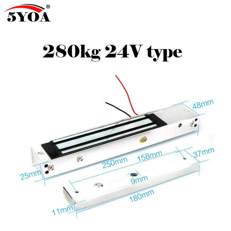 Электронный дверной замок Электрический магнитный замок открывалка для ворот всасывающая удерживающая сила Электромагнитная для системы