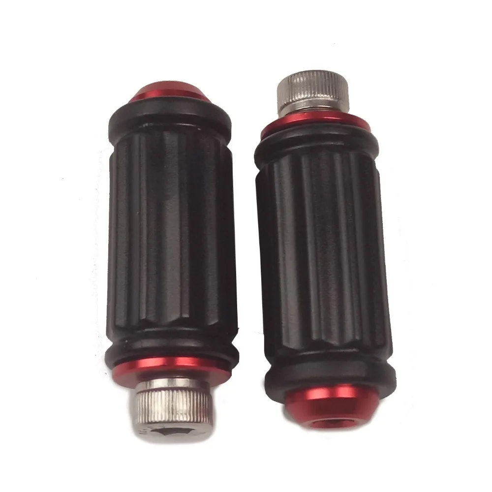 Motorcycle Replacement 8mm CNC Fixing Knurled Aluminium Footrests Foot Pegs Pedals For Racing Rearsets Rear Set or Similar (15)