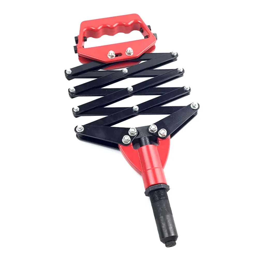 

Home Hand Riveting Tool Effort Saving Manual Practical Core Pull Heavy Duty Durable Hinged Riveter Folding Nut Metal Portable