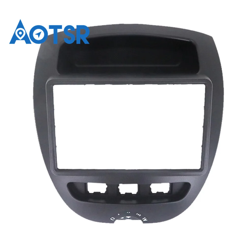 2 din радио фасции для CITROEN C1 2005-2014/TOYOTA Aygo 2005-2014/PEUGEOT(107) 2005-2014 установка приборной