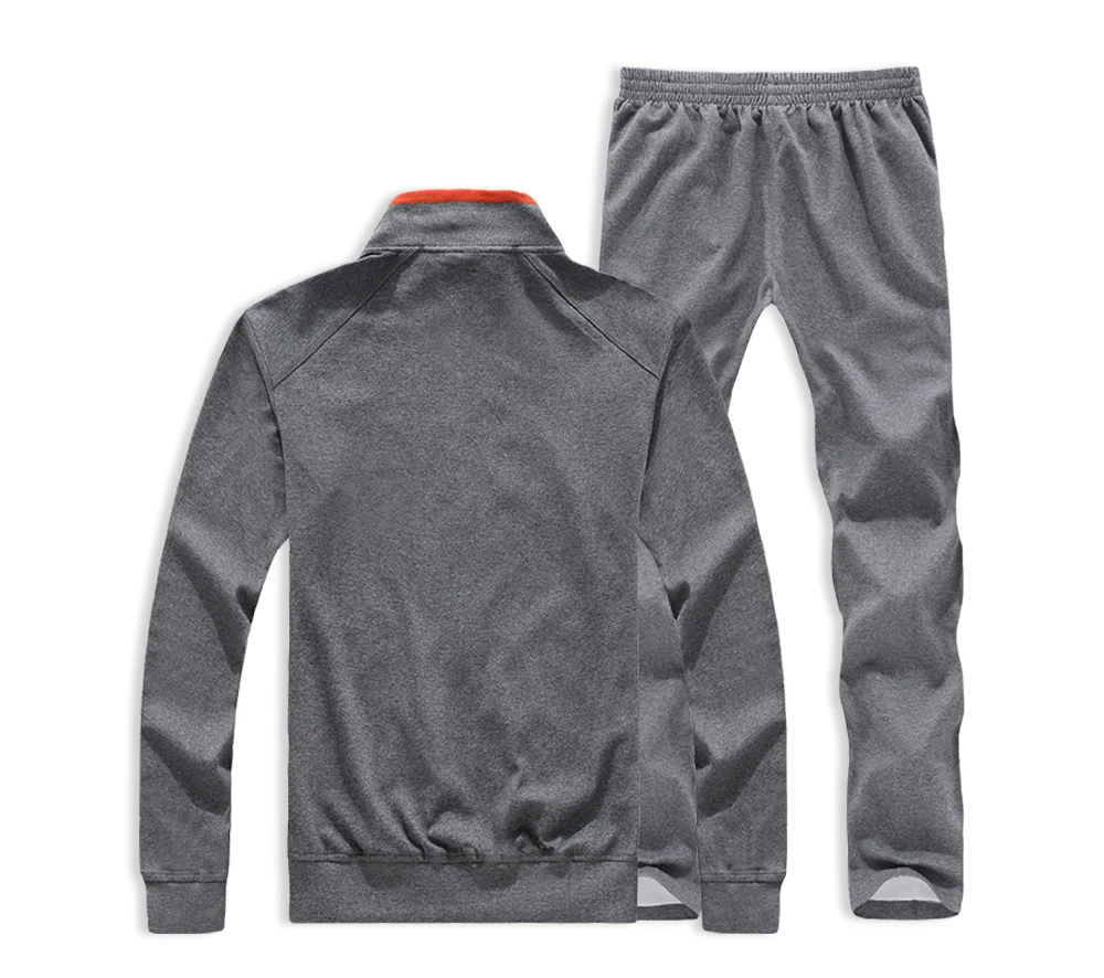 NXH размера плюс спортивный костюм 6XL 7XL 8XL длинный хлопковый спортивный набор мужской набор с вышивкой мужские спортивные костюмы набор для бегунов 2 шт мужской спортивный костюм