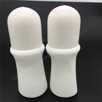 

200X50ml White Empty Plastic Roll On Bottle, 50cc Deodorant Roll On Bottle for Perfume personal Care, Empty bottle for Deodorant