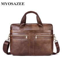 Европейский и американский бизнес мужской портфель из натуральной кожи мужская сумка большой емкости мужская сумка сумки на плечо